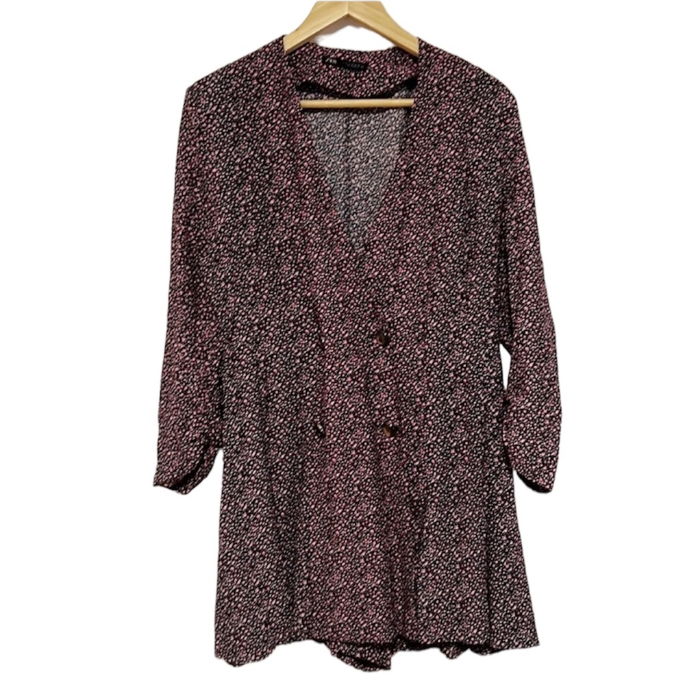 ZARA Double Breasted Romper Size Medium